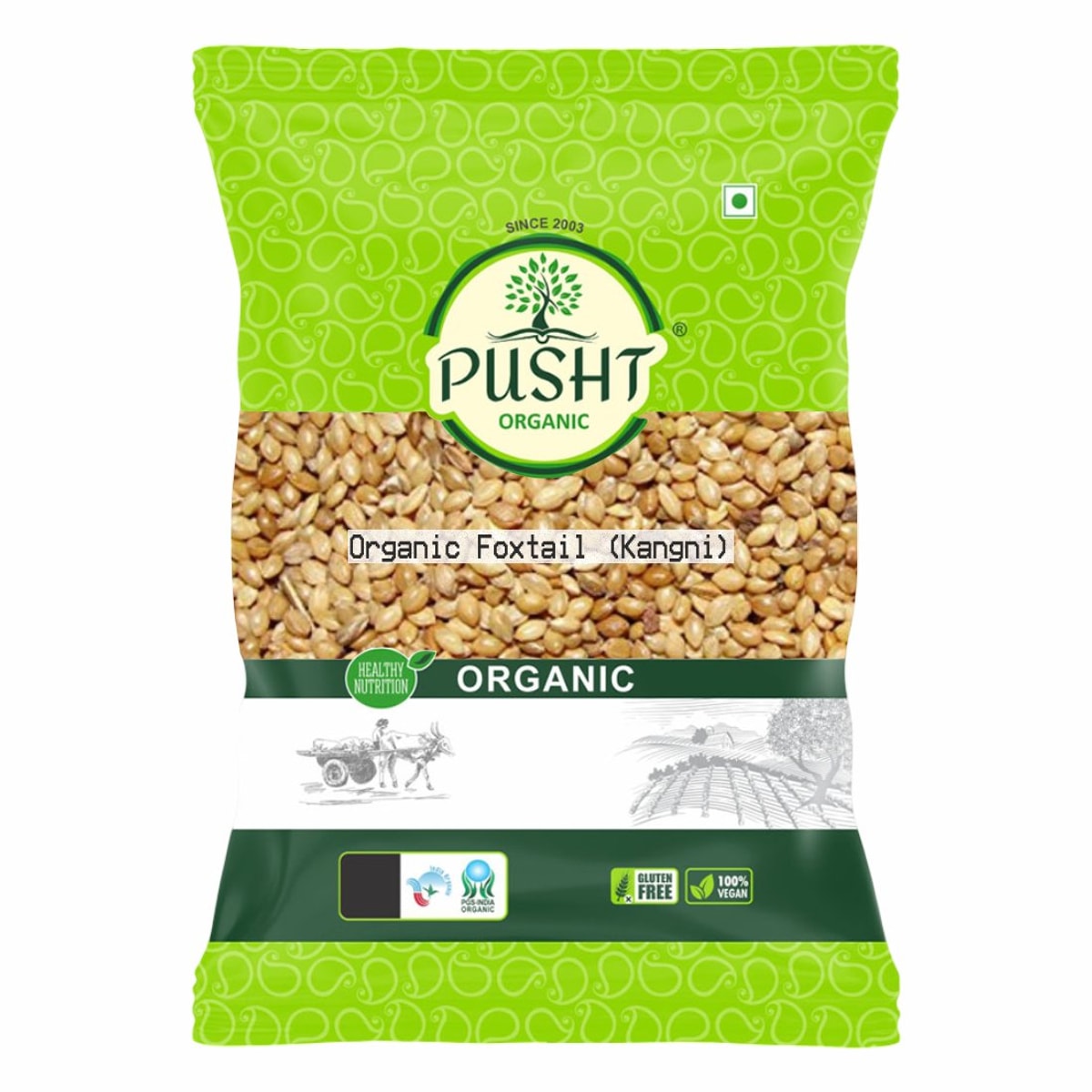 Organic Foxtail Millet (Kangni) - 1kg