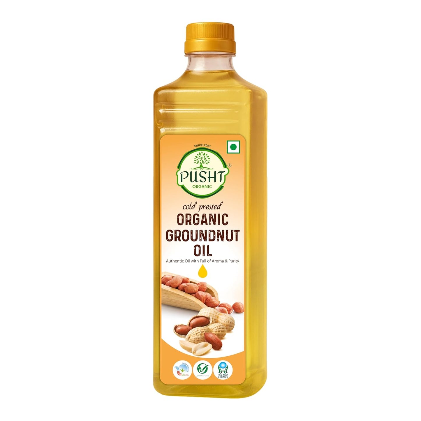 Organic Ground Nut Oil 1Ltr.