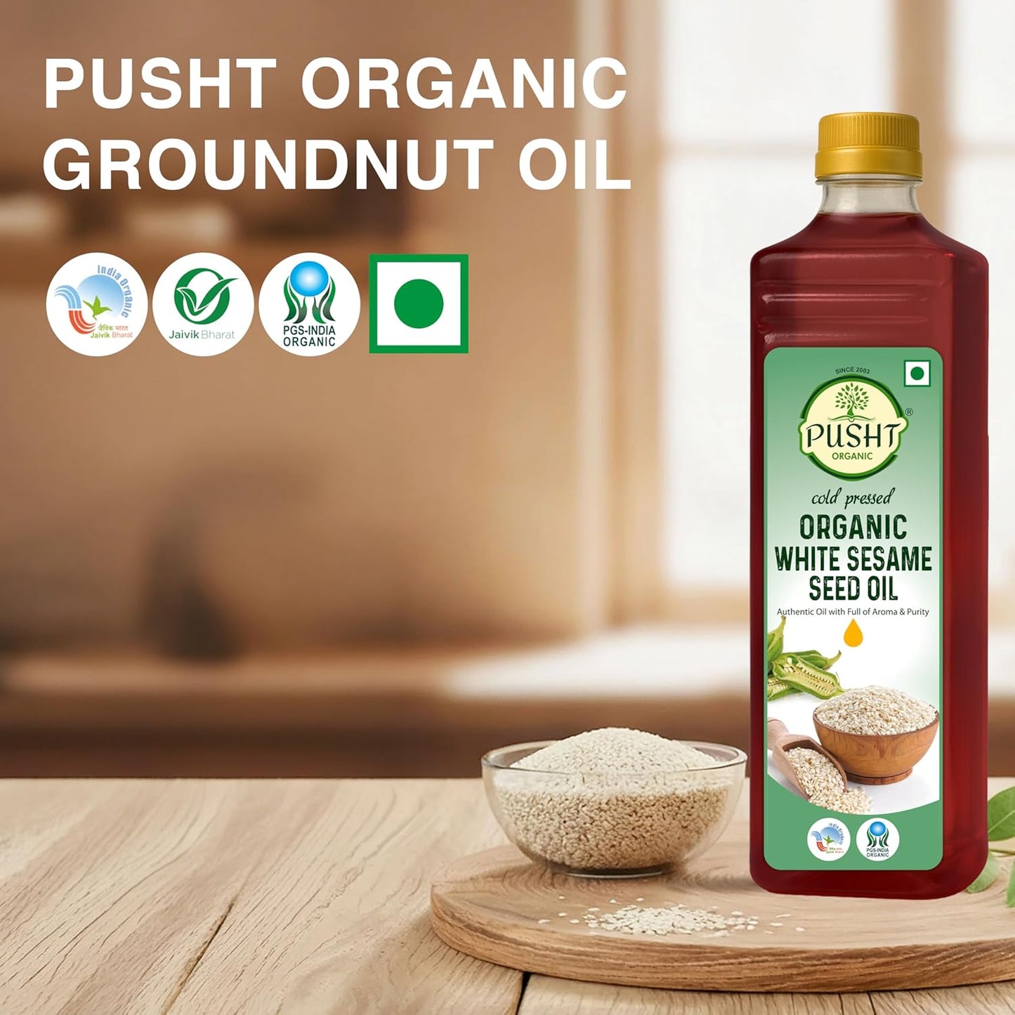 Organic Sesame Oil 1Ltr