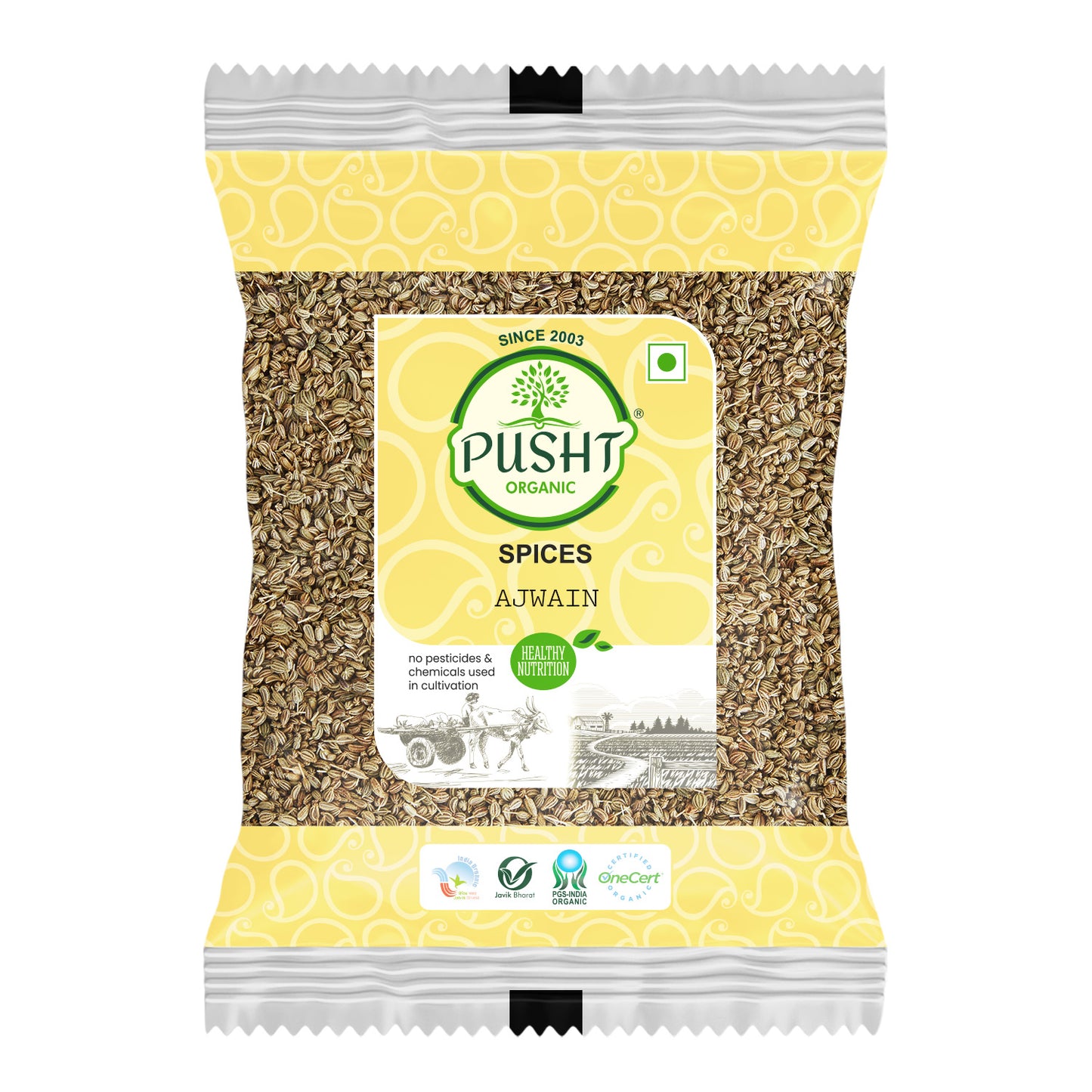 Pusht Organic Ajwain 200Gm