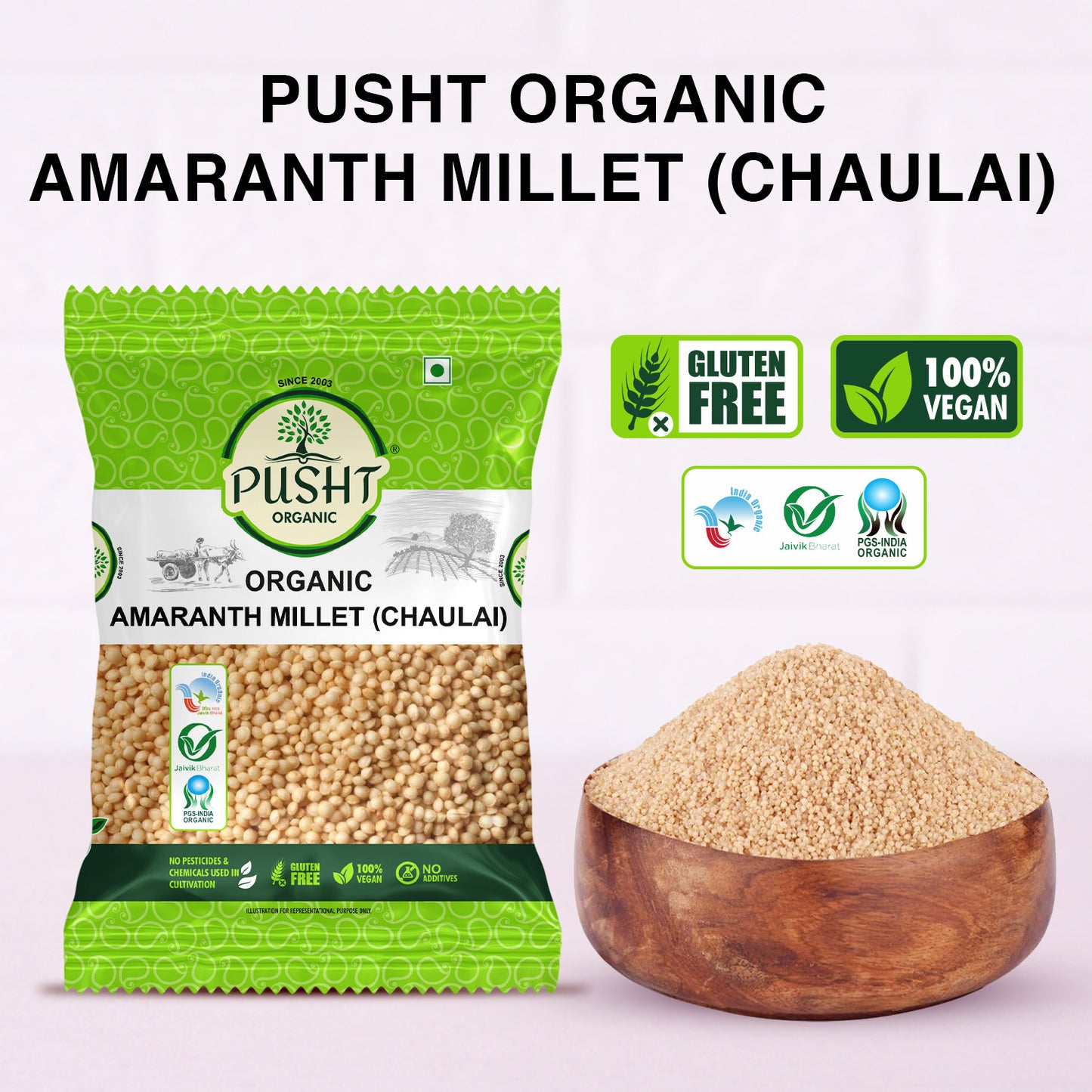 Organic Amaranth Millet (Chaulai) - 1kg