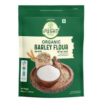 Pusht Organic Barley Flour 500 Gm