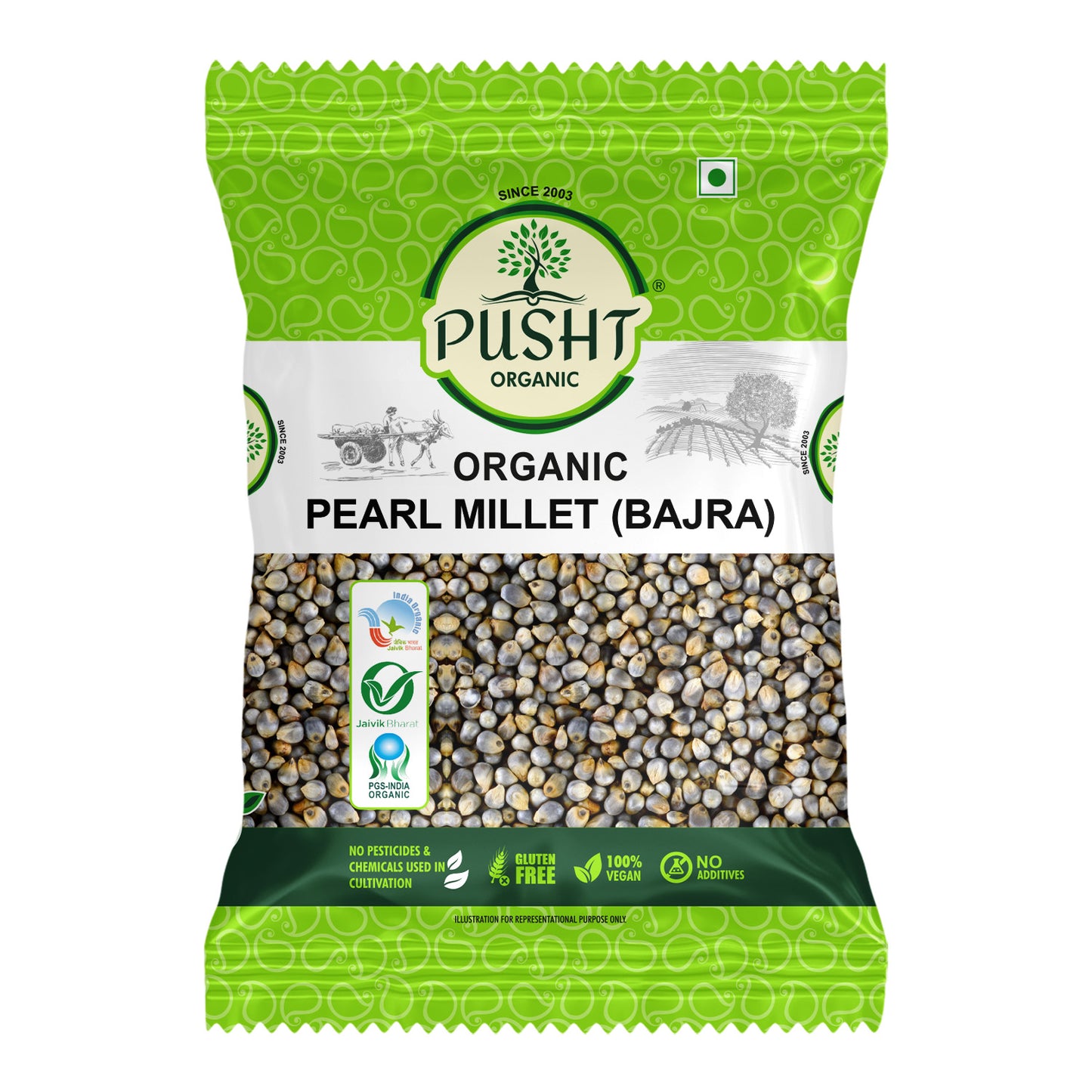 Organic Pearl Millet (Bajra) - 1kg