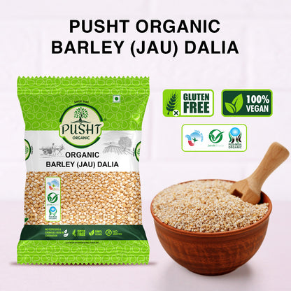 Pusht Organic Barley (Jau) Dalia 500G X 2Pcs