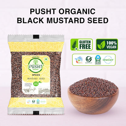 Organic Black Mustard Seed (Rai Dana) Sarso