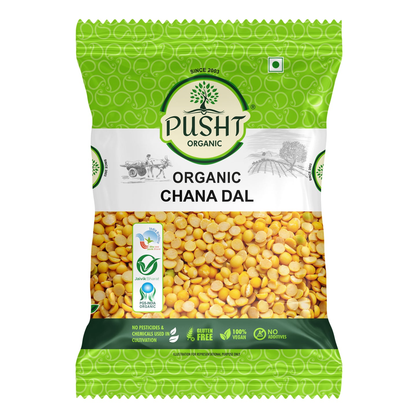 Organic Chana Dal (Split Bengal Gram)