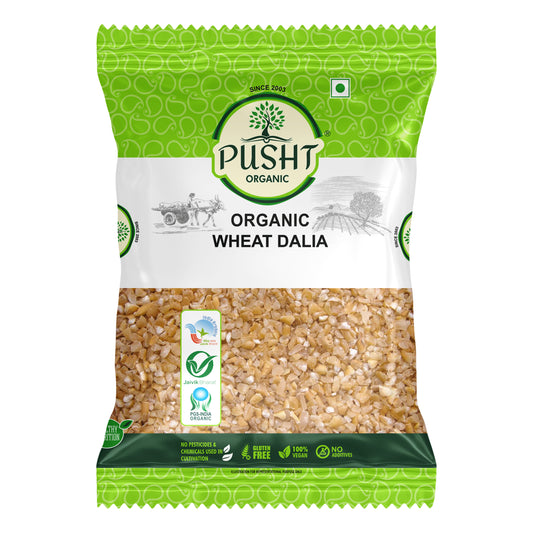 Pusht Organic Dalia | Broken Wheat