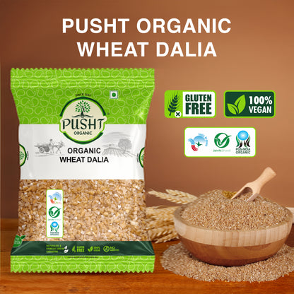 Pusht Organic Dalia | Broken Wheat