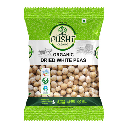 Organic Dried White Peas (White Matar)