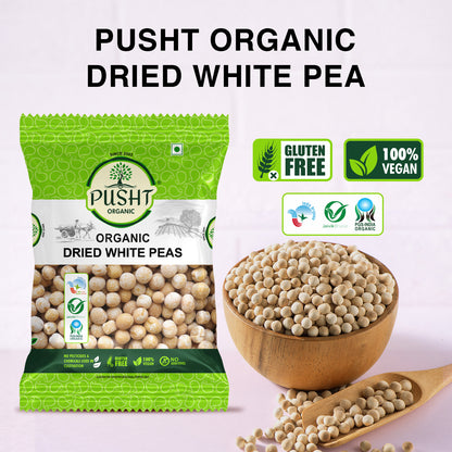 Organic Dried White Peas (White Matar)