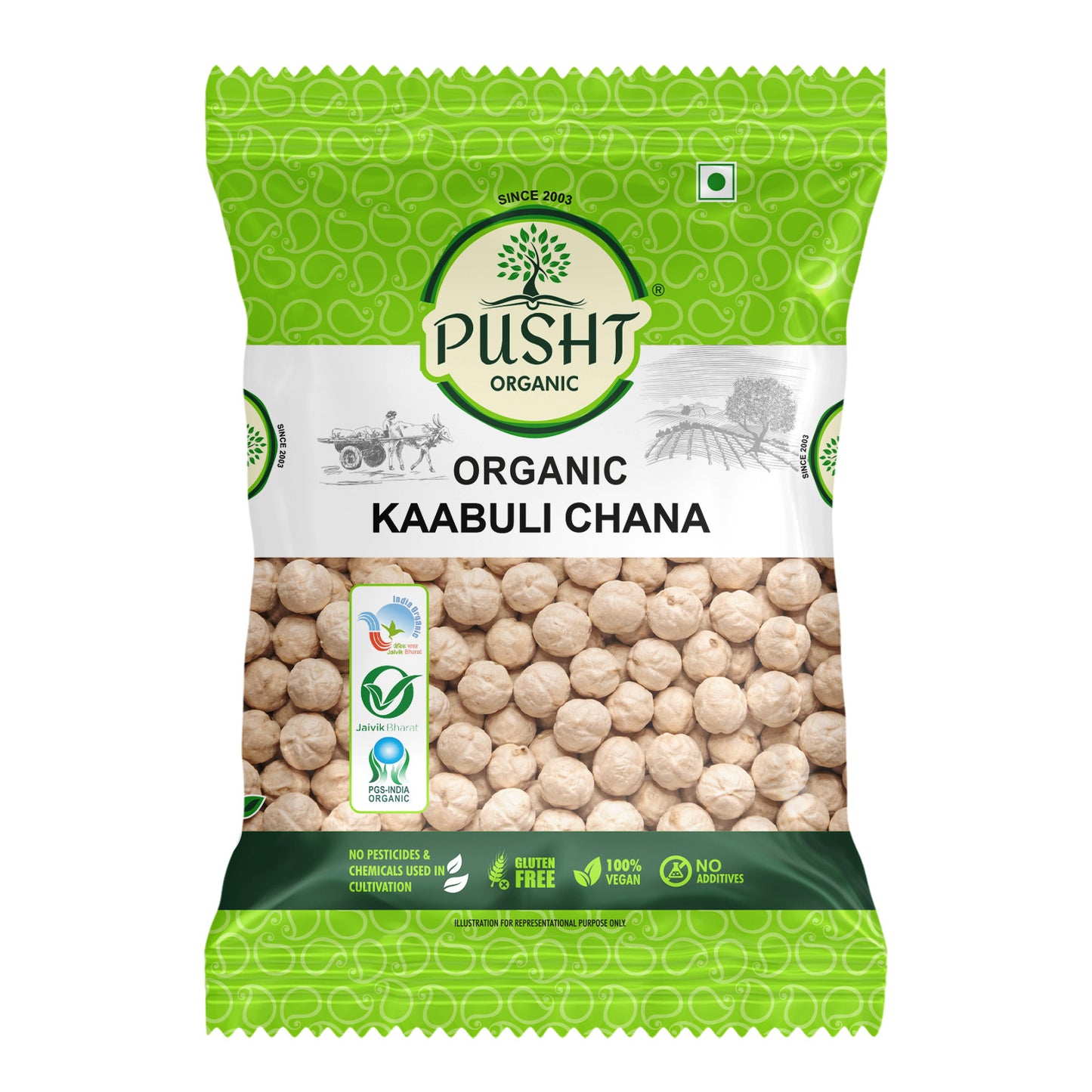 Organic Kabuli Chana (Garbanzo Beans)