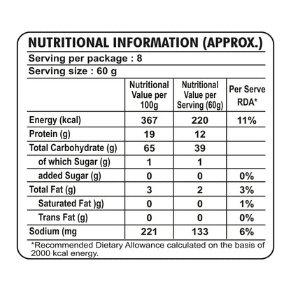 Pusht Organic Multi Grain Atta - Summer 500 Gm