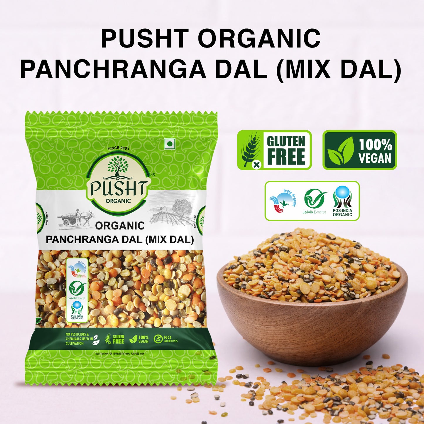 Organic Panchranga Dal (Mix Dal)