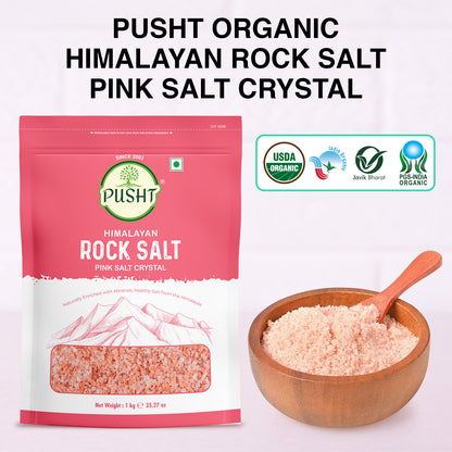 Pusht Organic Pink Salt (Crystal) 1Kg