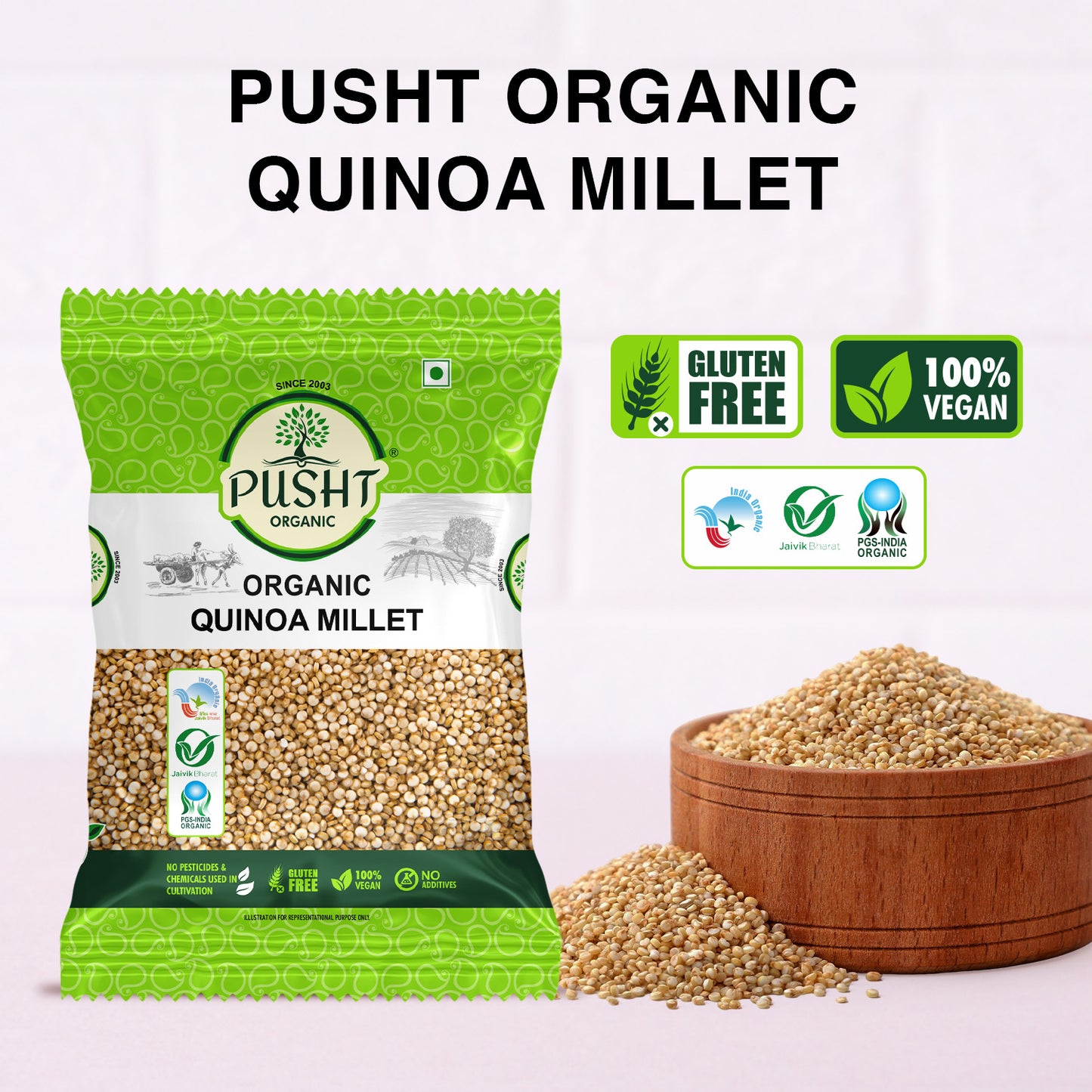 Organic Quinoa Millet - 1kg