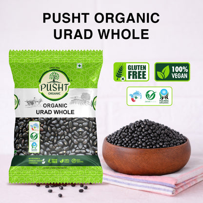 Organic Urad Dal Whole (Black Gram)