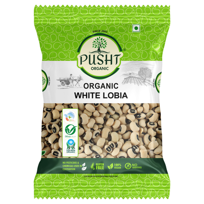 Organic Lobia (Black-Eyed Beans)