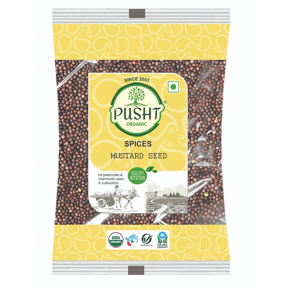 Organic Black Mustard Seed (Rai Dana) Sarso