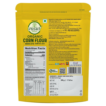 Organic Corn Flour (Maize Atta) 500G