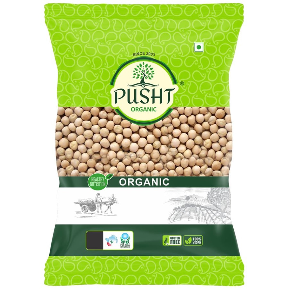 Organic Dried White Peas (White Matar)