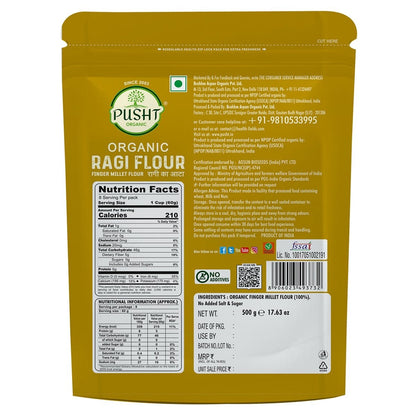 Organic Ragi Flour (Finger Millet) 500G