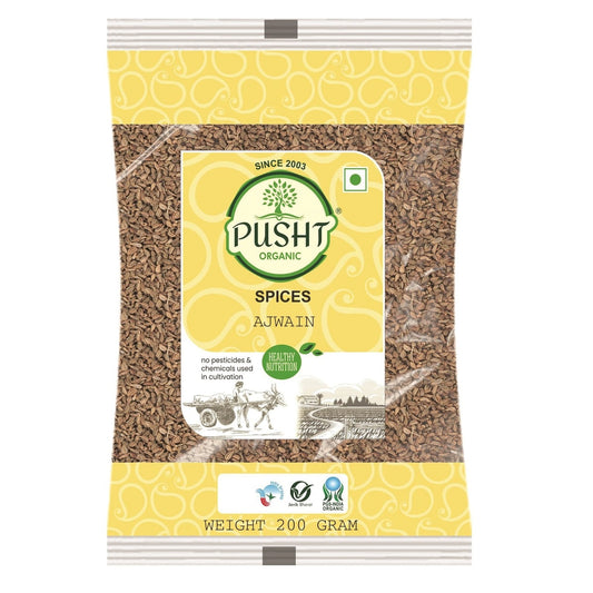 Pusht Organic Ajwain 200Gm