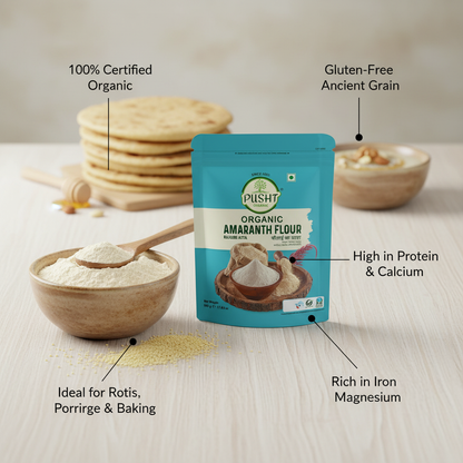 Pusht Organic Amaranth Flour - Benefit Image