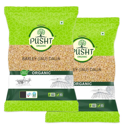 Pusht Organic Barley (Jau) Dalia 500G X 2Pcs