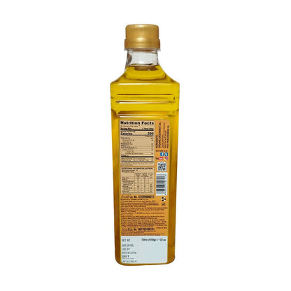 Pusht Organic Cold Pressed Groundnut Oil | Unrefined Peanut Oil - 1Ltr. Groundnut Oil Plastic Bottle