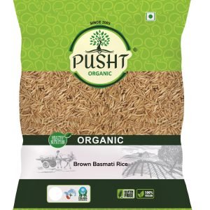 Pusht Organic Brown Basmati Rice 1Kg